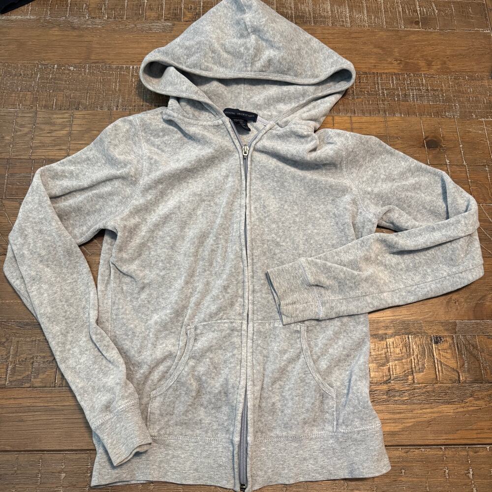 Zenana Outfitters Gray Zip-Up Hoodie S Casual Comfort FLAWED #comfy #loungewear
